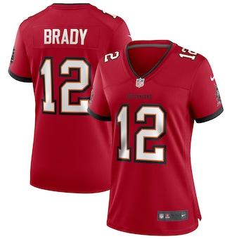 womens nike tom brady red tampa bay buccaneers game jersey_p